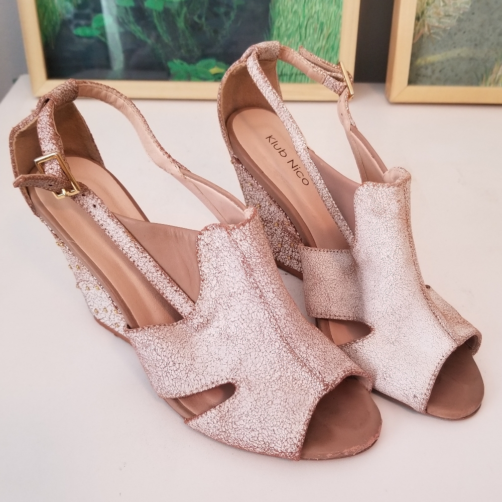 Anthropologie Wedge Sandals